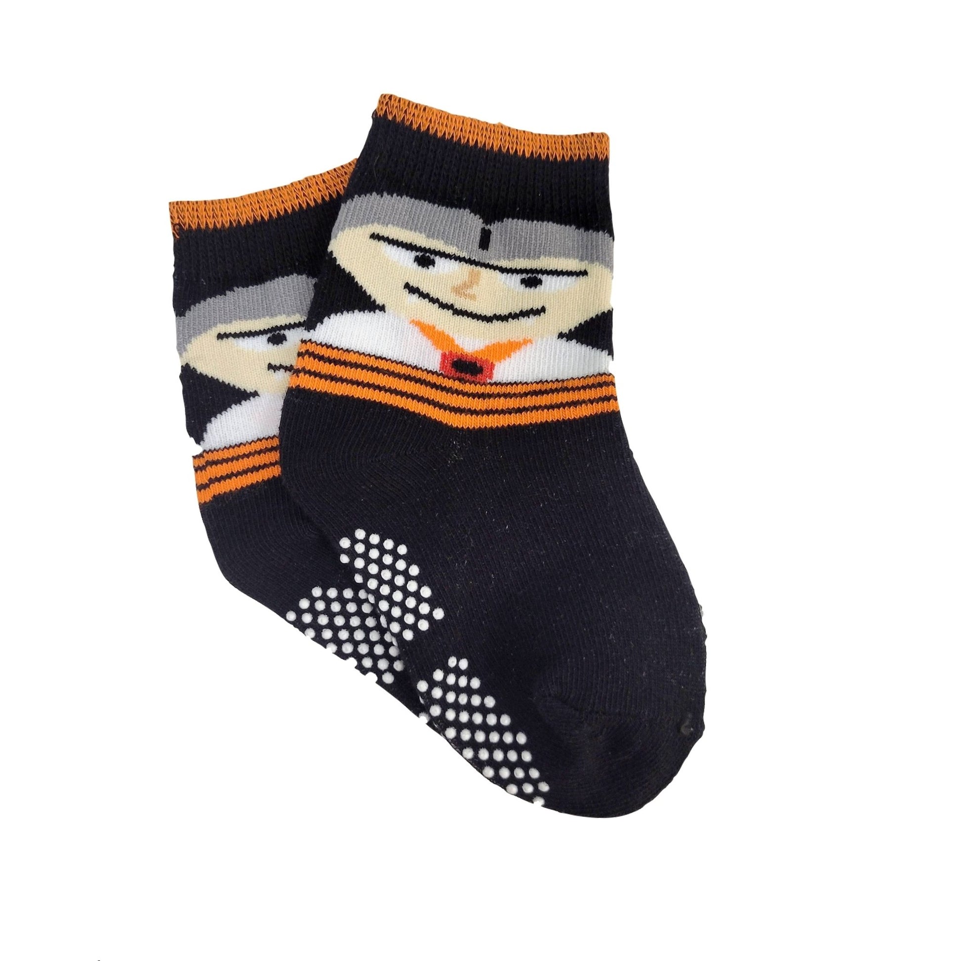 Spooky Halloween Kids Socks (Ages 1 - 2 Non - Skid) or (Ages 3 - 5, 5 - 7)