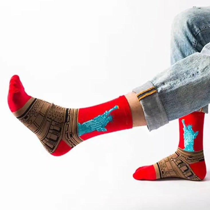 Statue of Liberty Sock