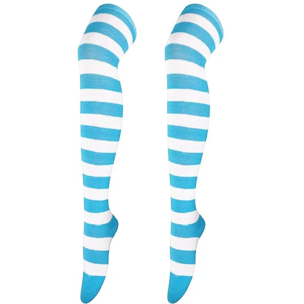 Striped Patterned Socks (Thigh High) – Sock Panda
