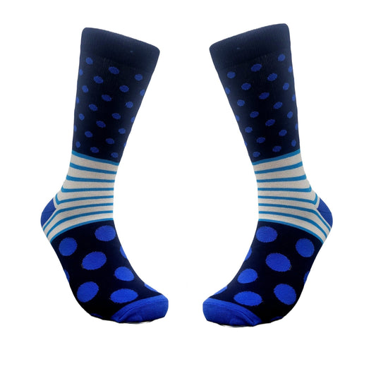 Stripes and Dot Patterned Socks from the Sock Panda (Adult Medium - Women's Shoe Sizes 5 - 10)