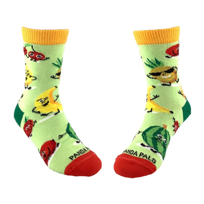 Super Happy Fruit Pattern Socks from the Sock Panda (Ages 3 - 7)