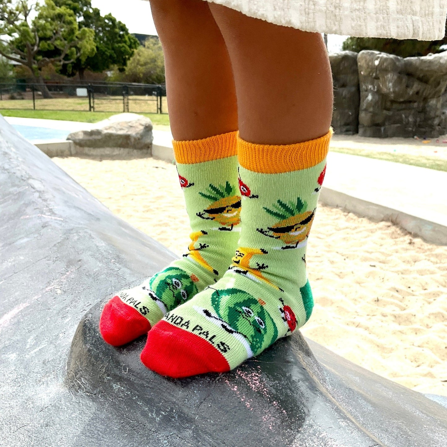 Super Happy Fruit Pattern Socks from the Sock Panda (Ages 3 - 7)