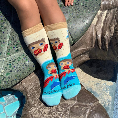 The Hero The "Lifeguard" Socks (Ages 3 - 7) from the Sock Panda