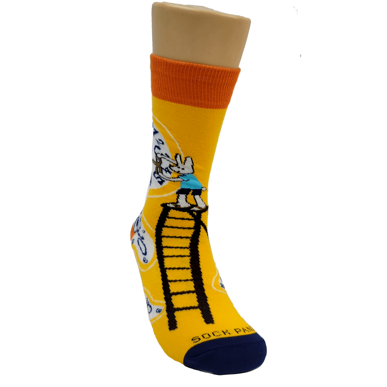 The Matrix Dali­ Bunny Rabbit Time Socks from the Sock Panda (Adult Small - Shoe Sizes 2 - 5)