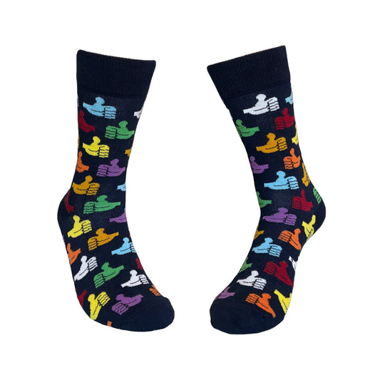 Thumbs Up Socks (Adult Medium - Women's Shoe Sizes 5 - 10)