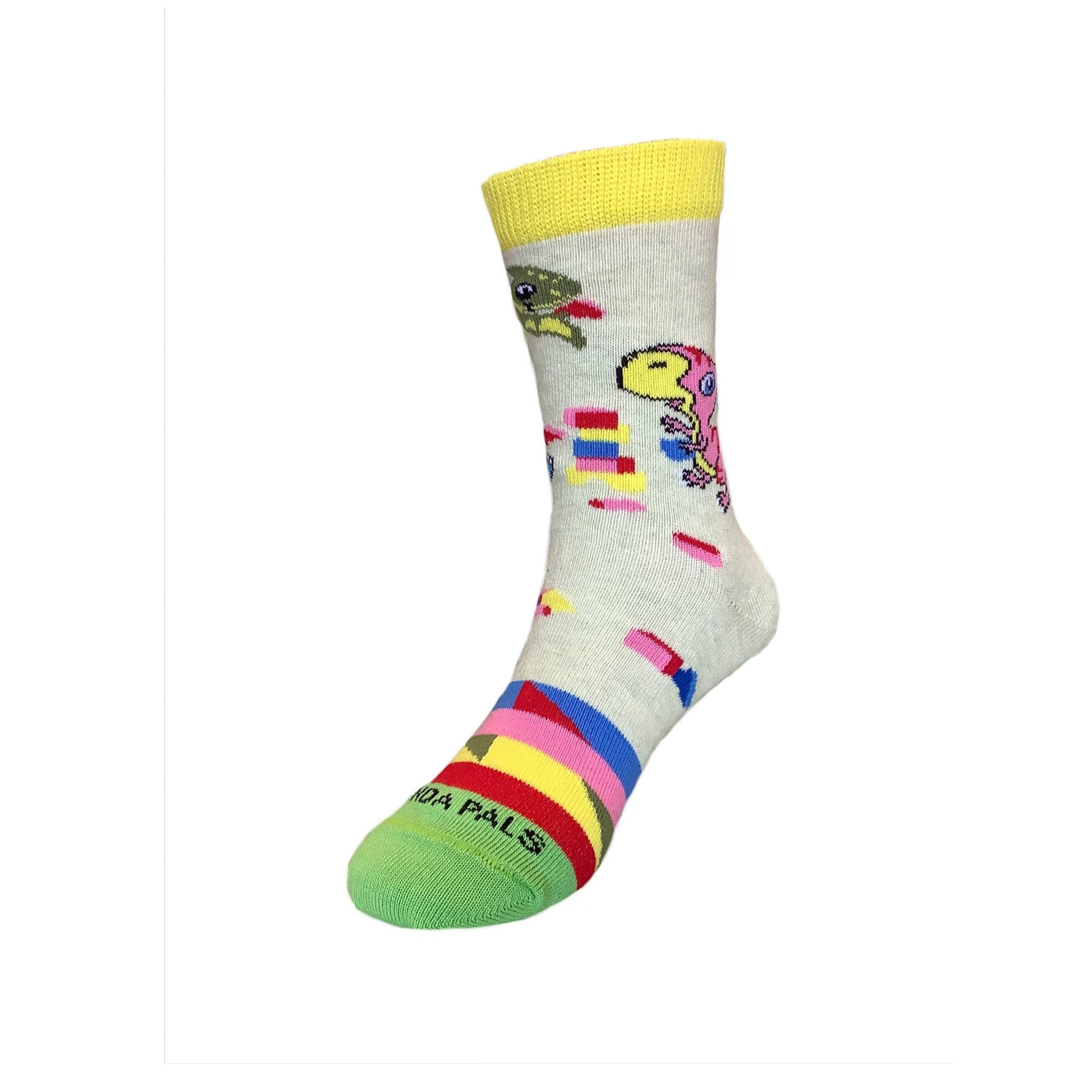 Trio Playful Baby Dinosaurs Socks (Ages 3 - 7) from the Sock Panda