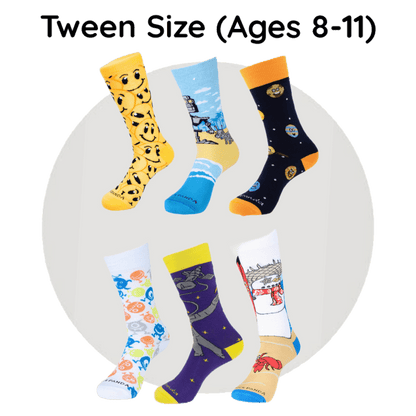 Tween Sock Subscription (Ages 8 - 11)