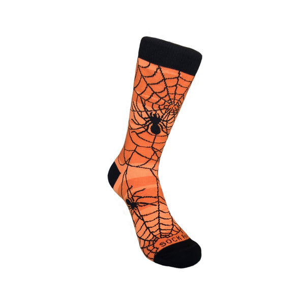 Fantastic Intricate Spiderweb Pattern Socks (With Spider)