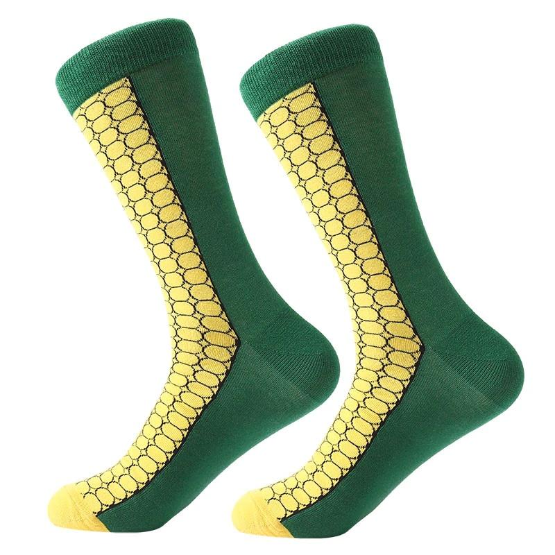 Two Pack of Outdoor Grill Picnic (Hot Dog and Corn on the Cob) Socks from the Sock Panda
