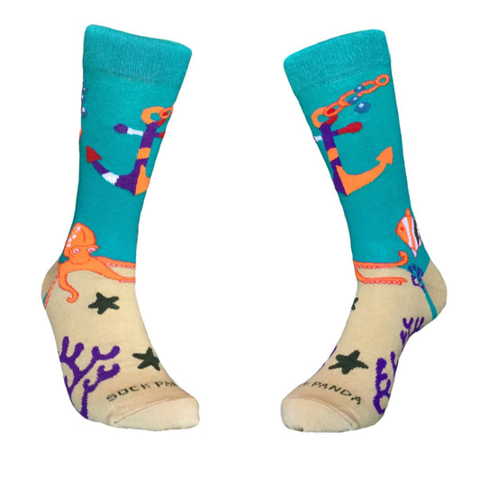 Under the Sea Anchor and Octopus Socks from the Sock Panda