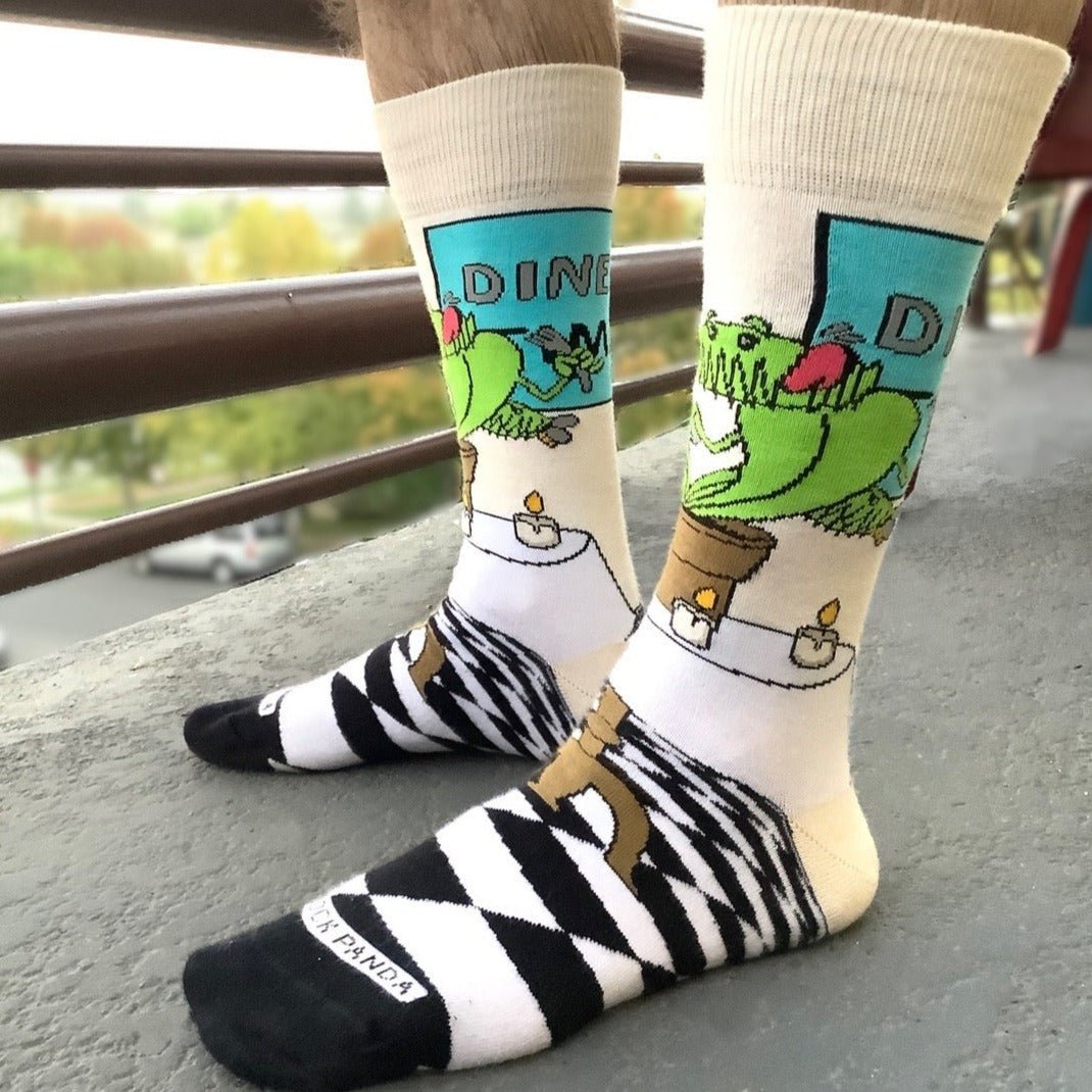 Venus Flytrap Socks from the Sock Panda (Adult Large - Men's Shoe Sizes 8 - 12)