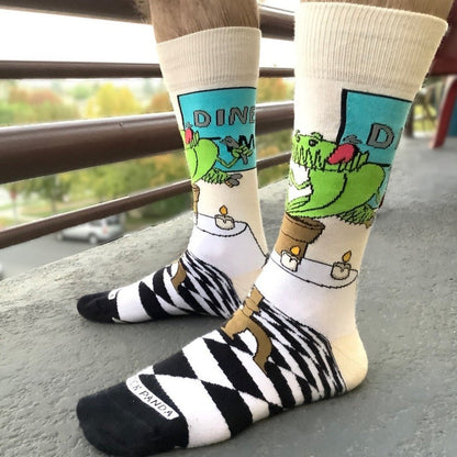 Venus Flytrap Socks from the Sock Panda (Adult Large - Men's Shoe Sizes 8 - 12)