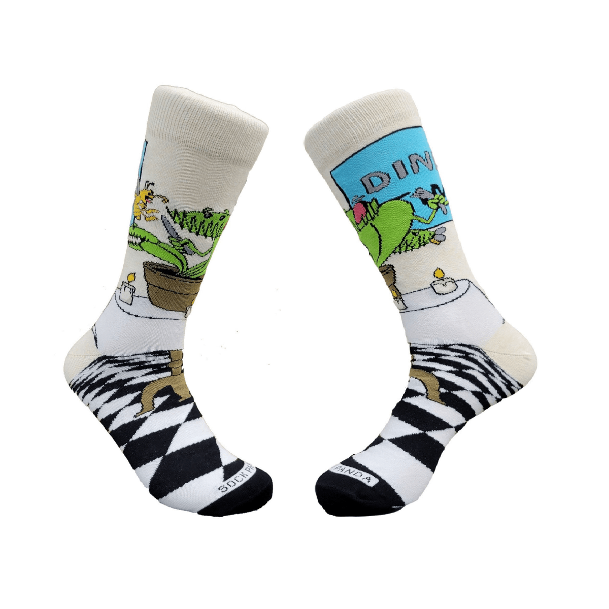 Venus Flytrap Socks from the Sock Panda (Adult Large - Men's Shoe Sizes 8 - 12)
