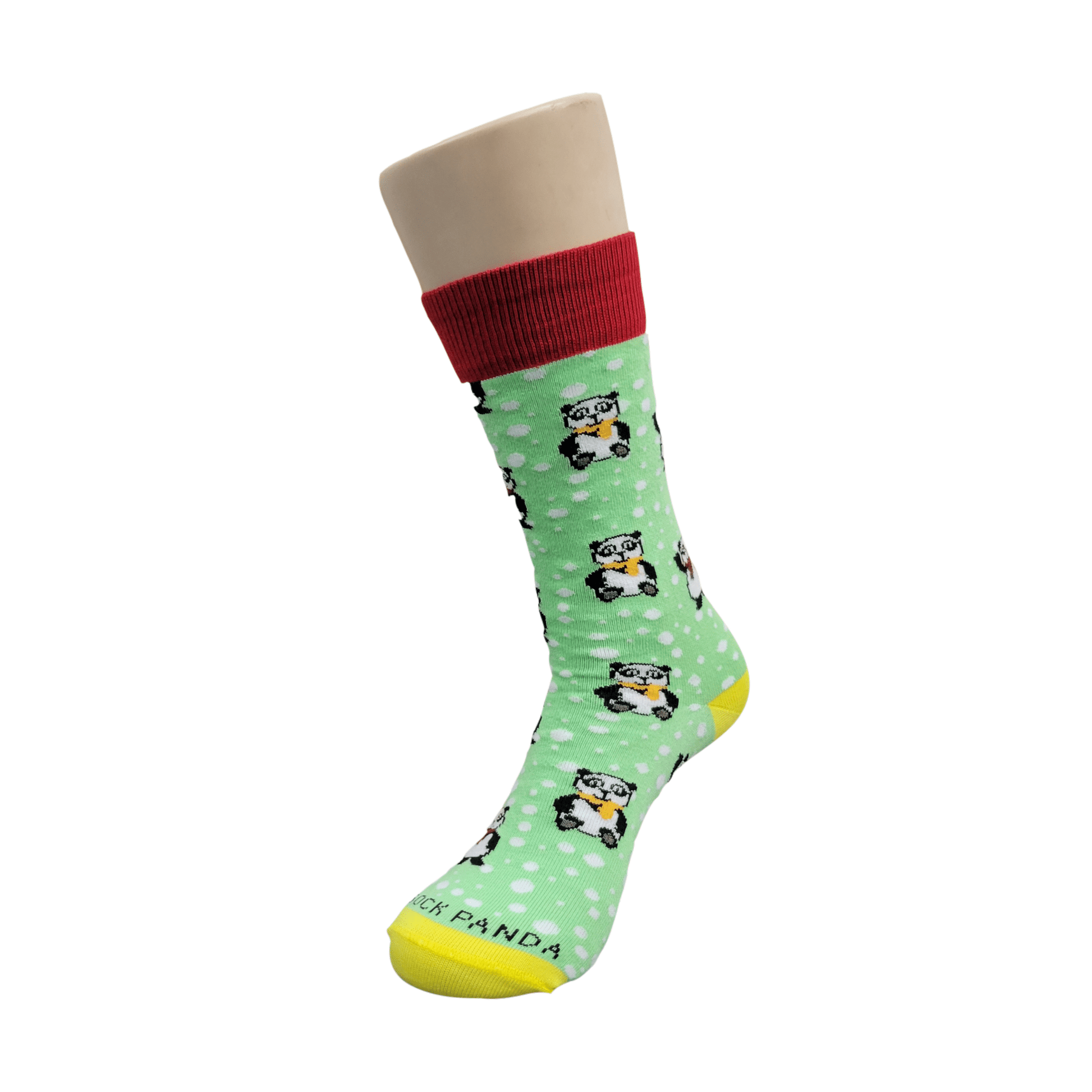 Winter Panda Pattern Socks from the Sock Panda (Adult Small - Shoe Sizes 2 - 5)
