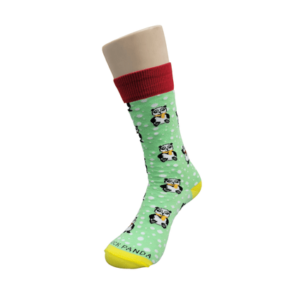 Winter Panda Pattern Socks from the Sock Panda (Adult Small - Shoe Sizes 2 - 5)