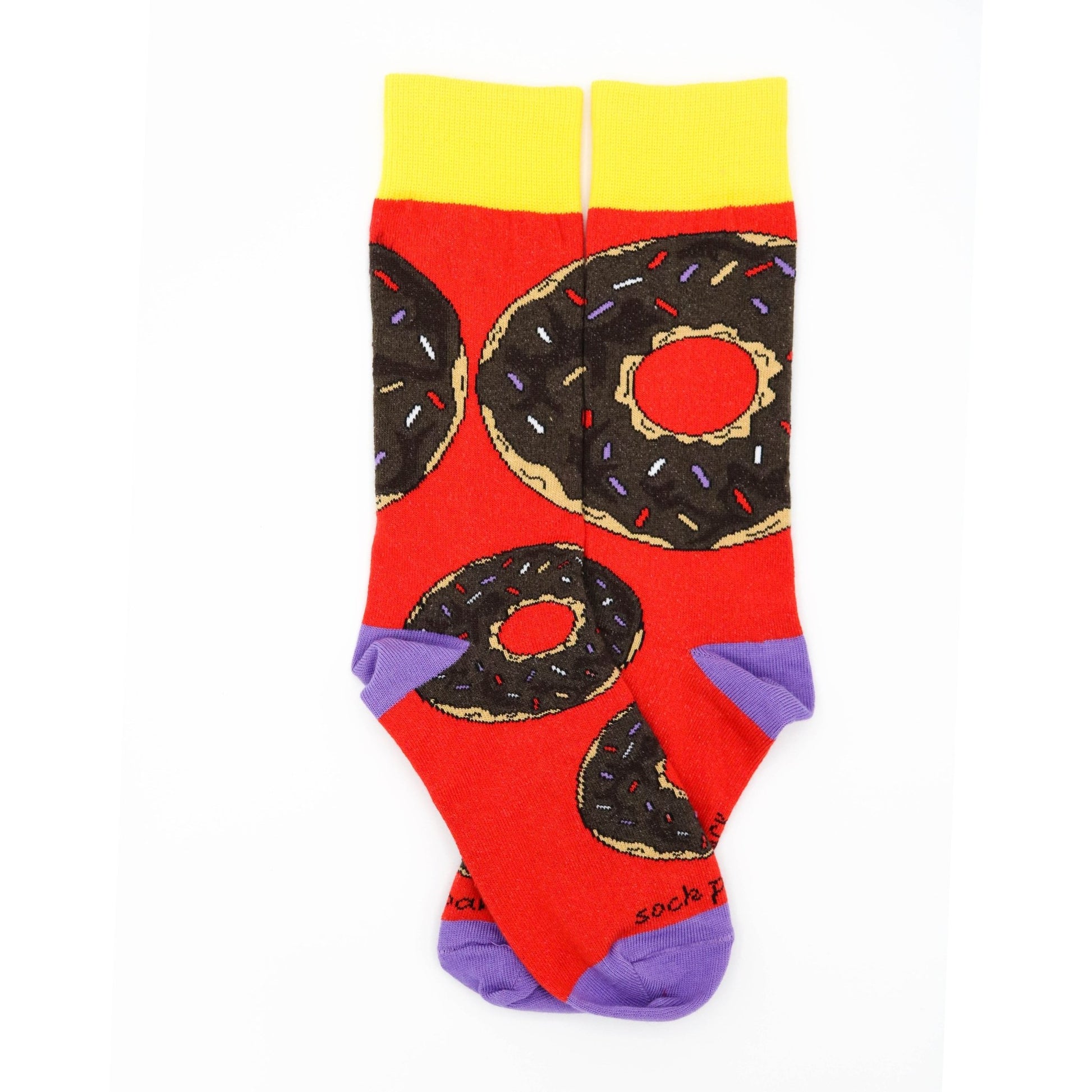 Yummy Delicious Donut Socks from the Sock Panda (Adult Small)