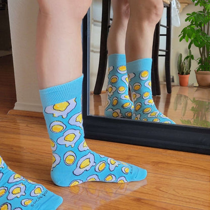 Yummy Eggs Socks from the Sock Panda
