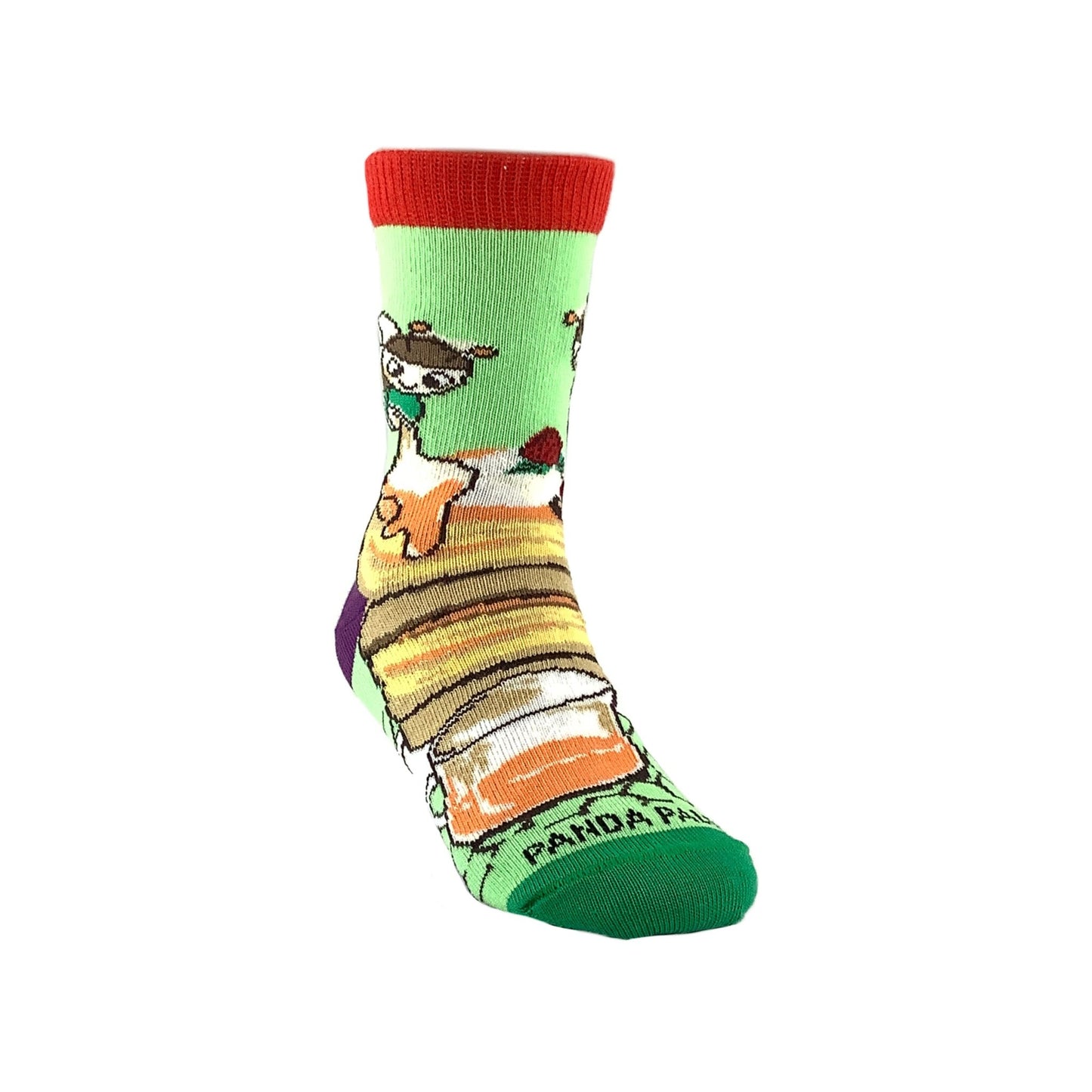 Yummy Pancake Breakfast Bee Honey Sock (Ages 3 - 7) from the Sock Panda