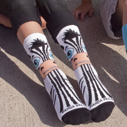 Zebra Socks (Ages 3-5) from the Sock Panda